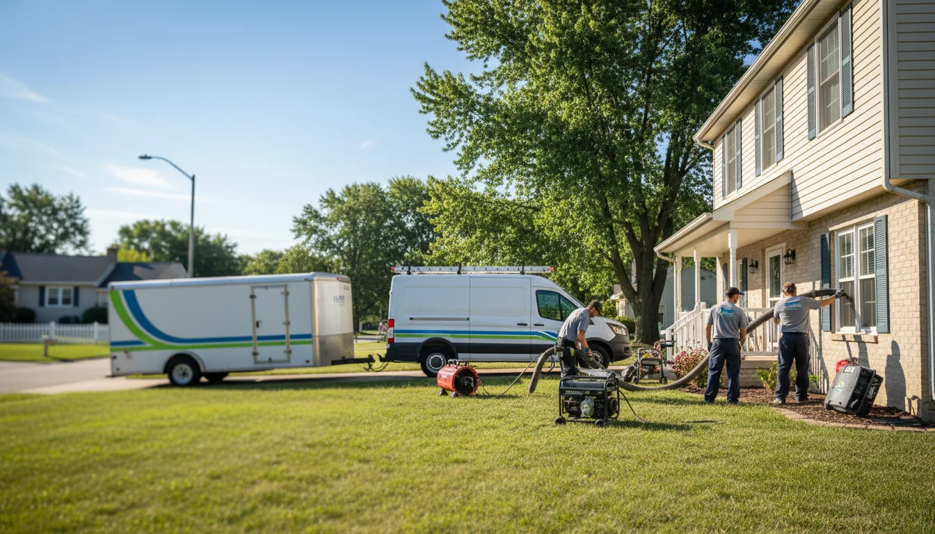 Flooded Basement Restoration And Cleanup With Repair in Apple Valley, MN near me